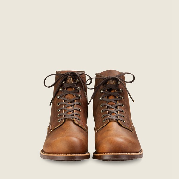 Botas Red Wing Heritage Hombre Marrom - Blacksmith - 6-Inchr Rough & Tough Cuero - 314-RVYFOJ